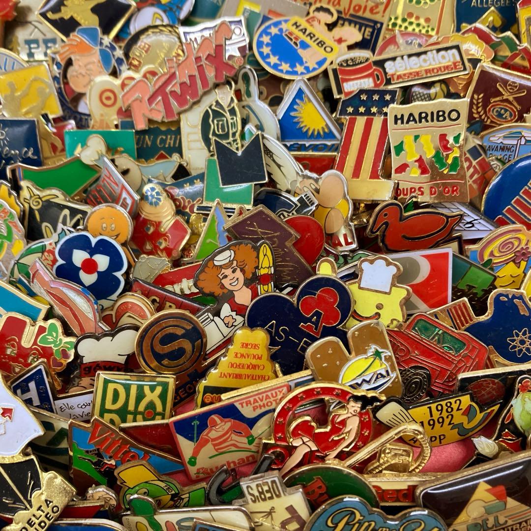 フランス雑貨★ピンバッジ大量200個セット★