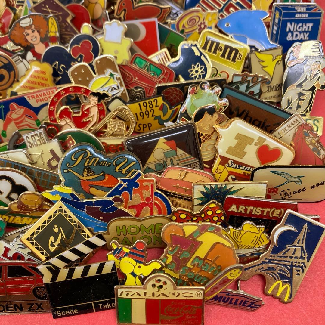 フランス雑貨★ピンバッジ大量200個セット★