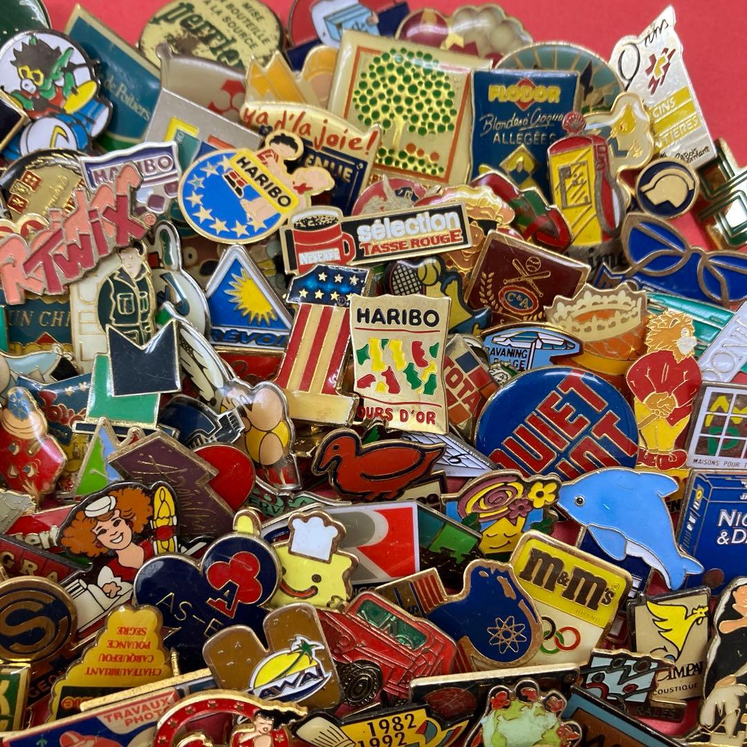 フランス雑貨★ピンバッジ大量200個セット★