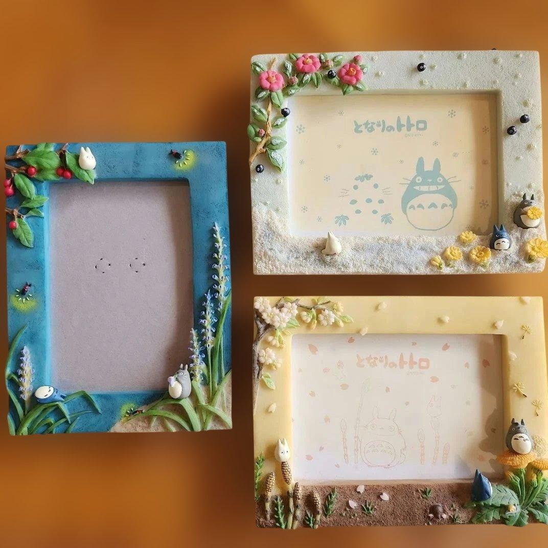 となりのトトロフォトフレーム　スタジオジブリ　春　夏　冬　セット