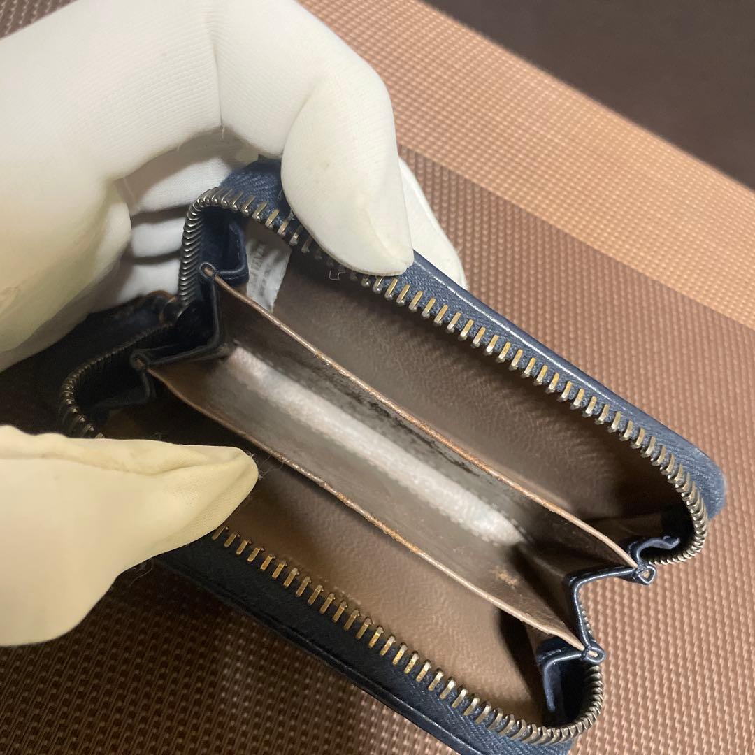 美品☆BOTTEGA VENETA ケース　ネイビー　正規品　ボッテガ