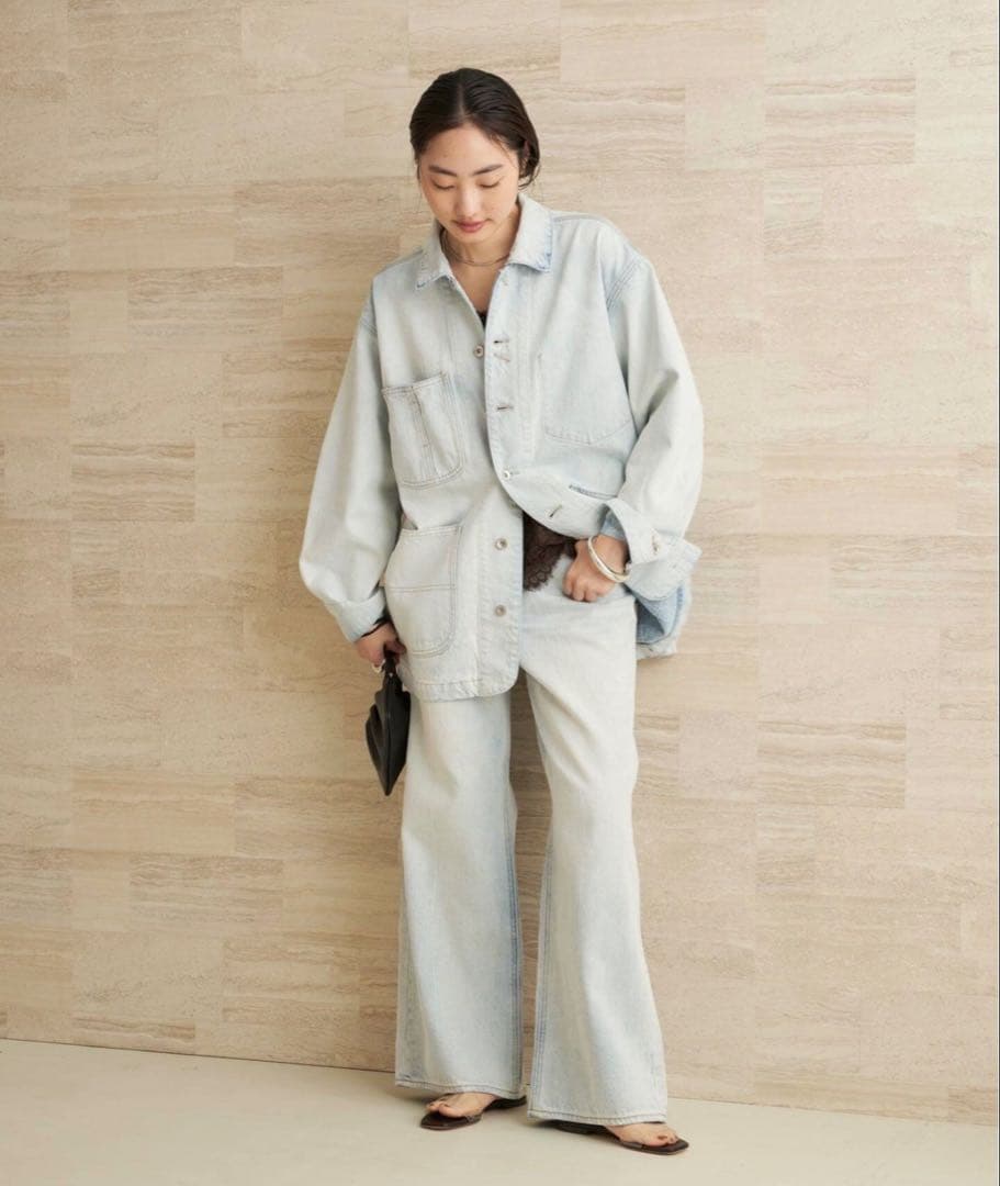 plage bleach coverall デニムカバーオール