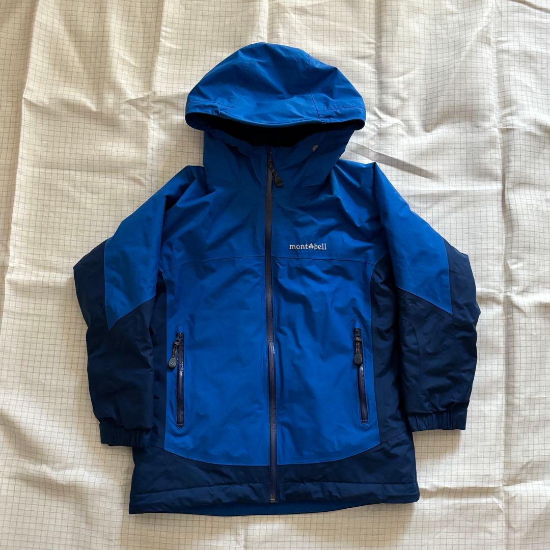モンベル パウダーステップジャケット ＆ アルパインパンツ 130