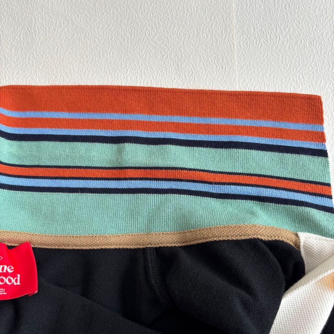 【美品】ヴィヴィアンウエストウッドレッドレーベル　半袖ポロシャツ　オーブ刺繍
