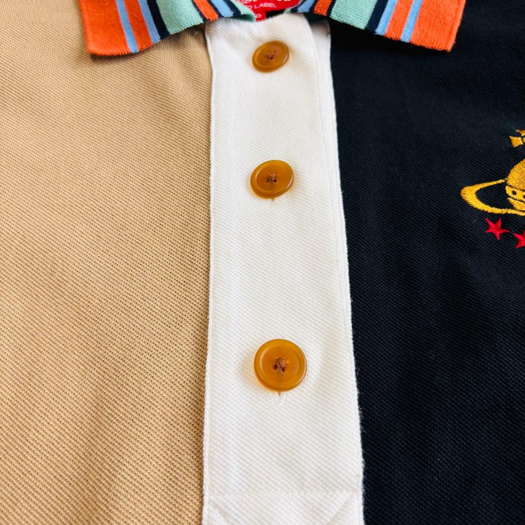 【美品】ヴィヴィアンウエストウッドレッドレーベル　半袖ポロシャツ　オーブ刺繍