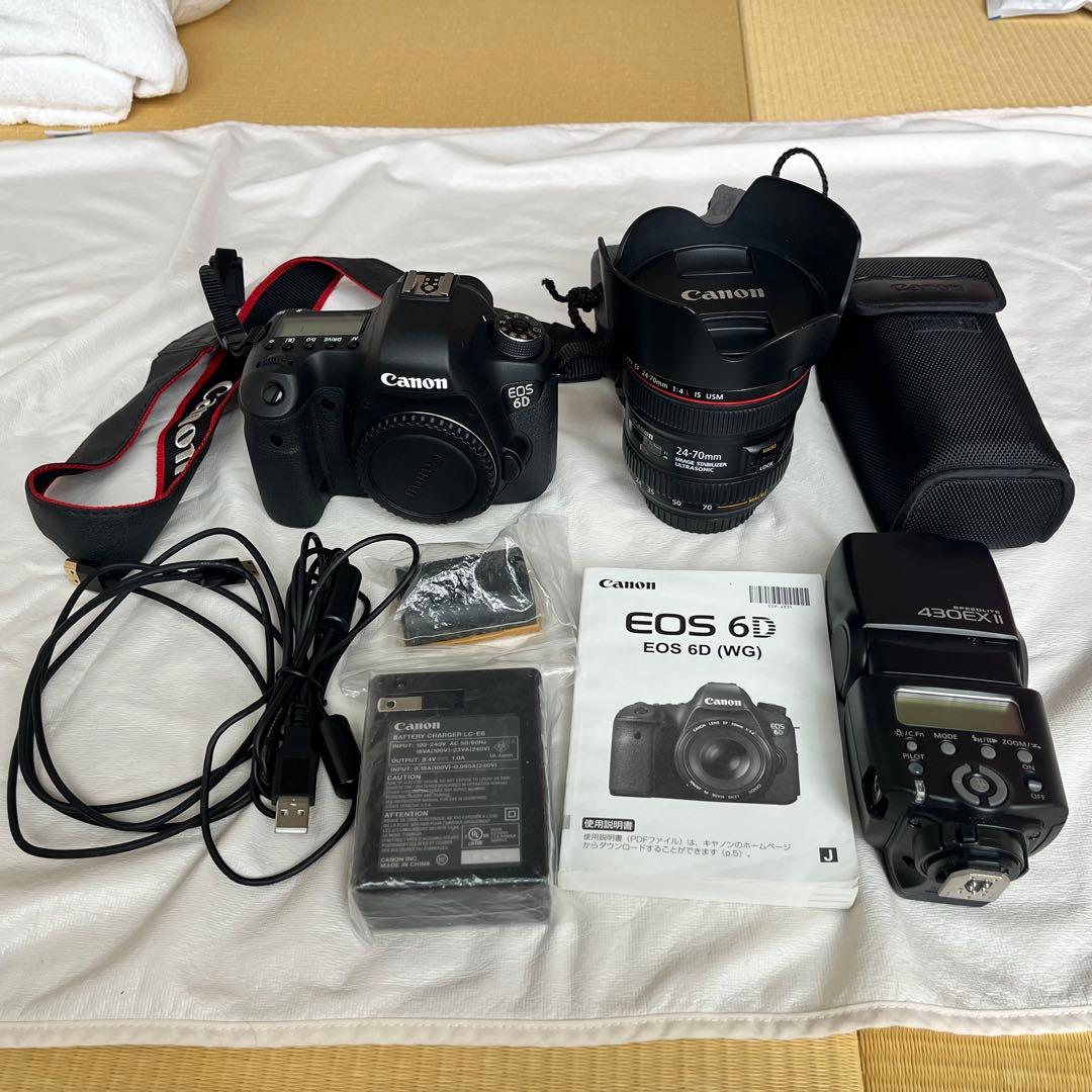 Canon EOS 6D デジタル一眼レフカメラ・24-70Lレンズセット