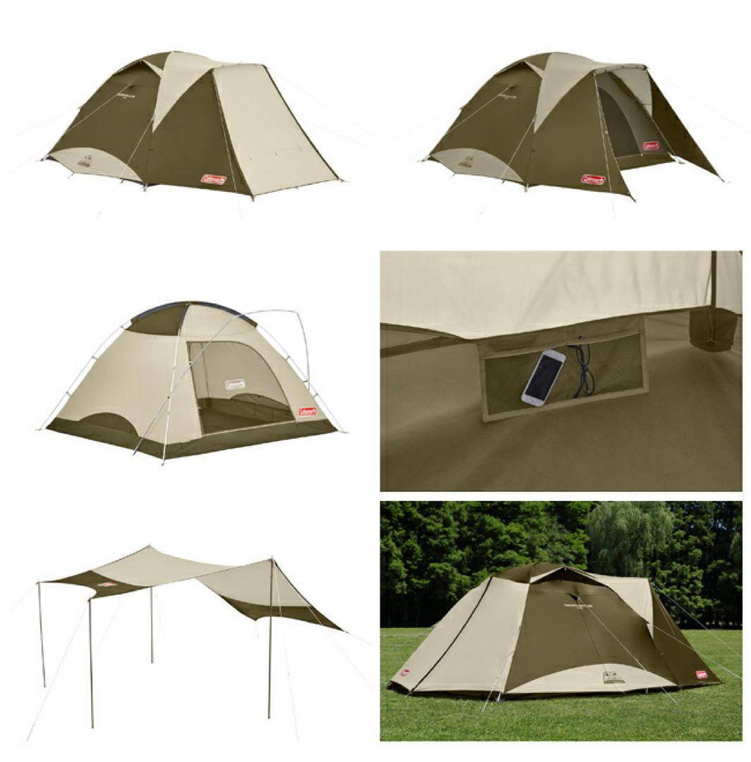 ② 【展示美品】タフワイドドームIV/300 ヘキサセット オリーブ ファミリー