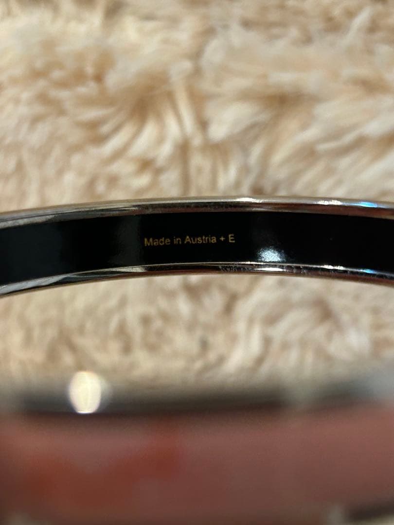 値下げ！早い者勝ち！【美品】エルメス　エマイユ　ピンク バングル　ブレスレット