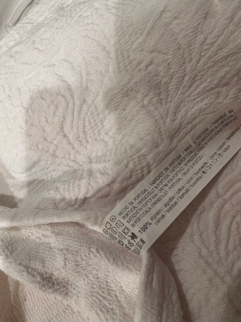 ザラホーム ZARA  刺繍 レース ベットカバー　枕カバー　セット