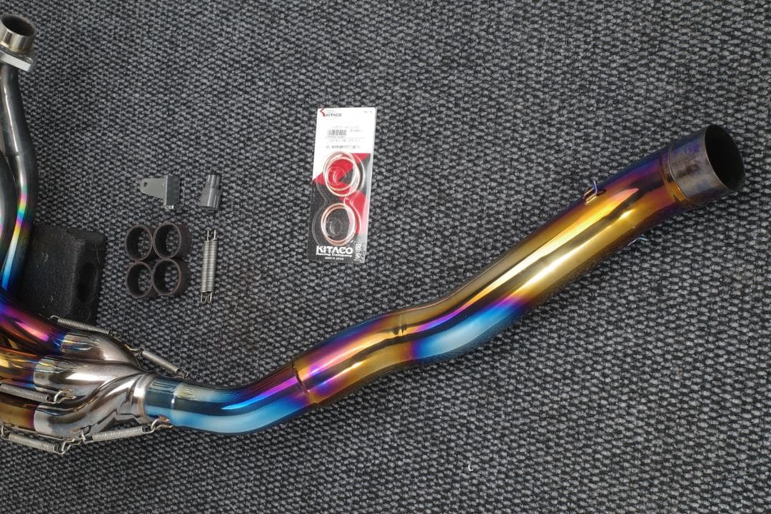 ZZR1400 ZX14R ノジマ チタン マフラー エキパイ 60.5