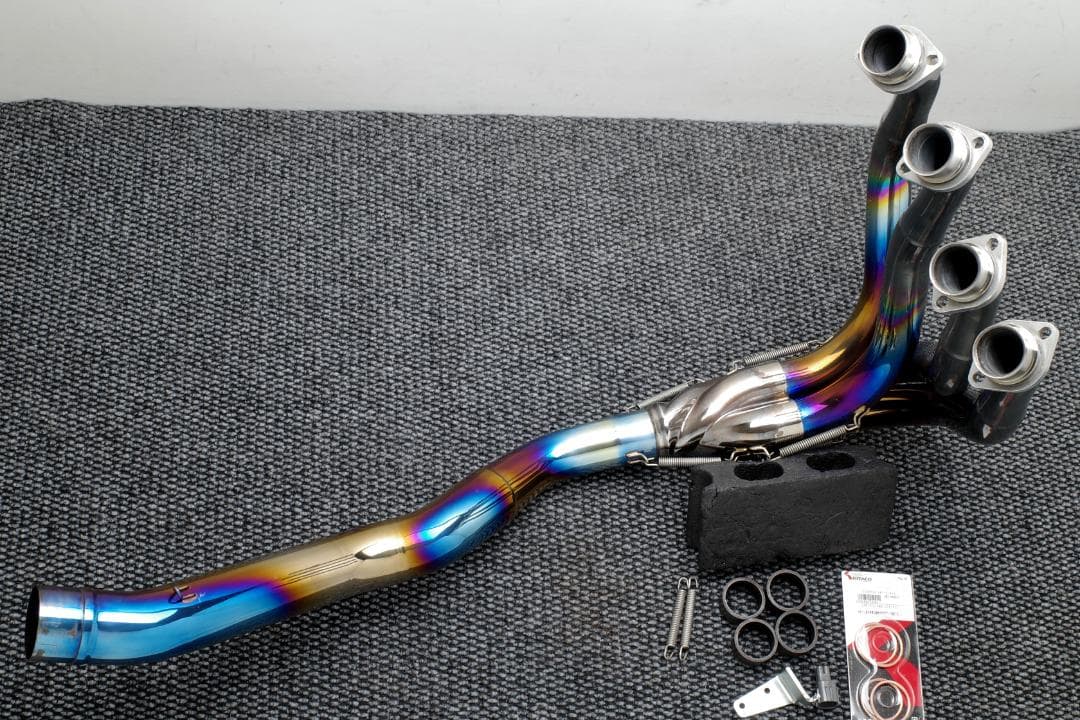 ZZR1400 ZX14R ノジマ チタン マフラー エキパイ 60.5