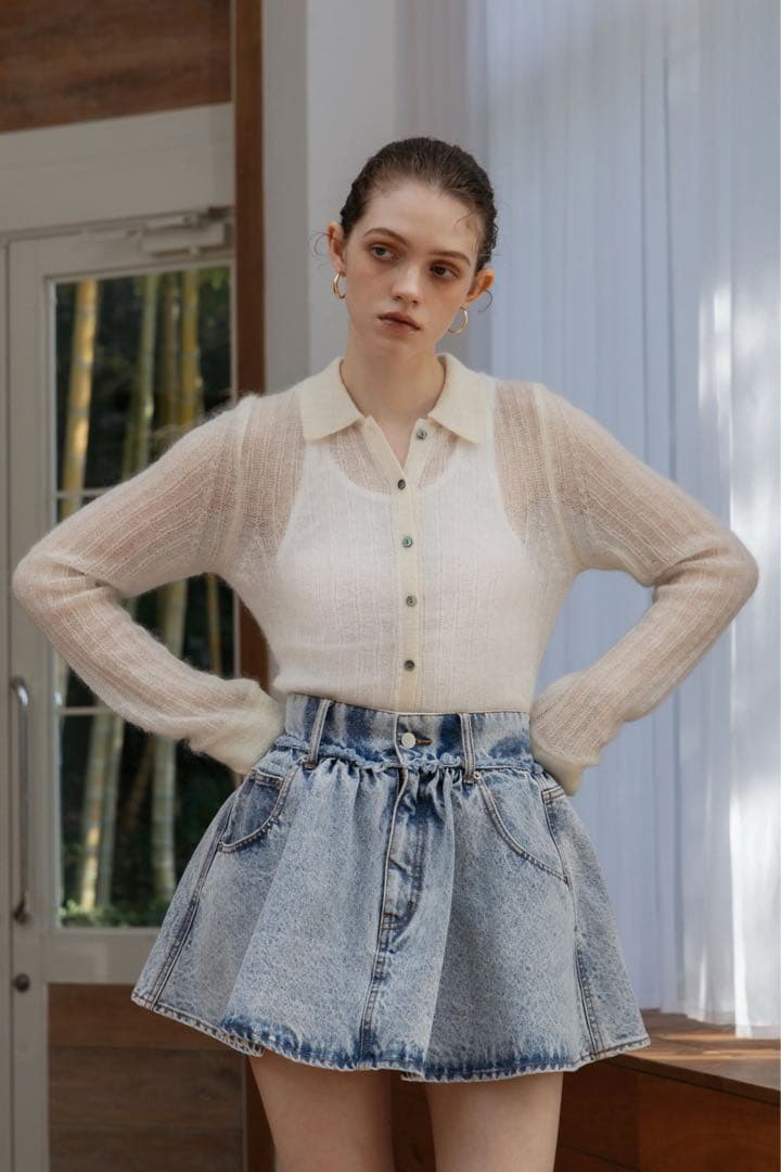 スカート THETOE Olympia Denim Skirt