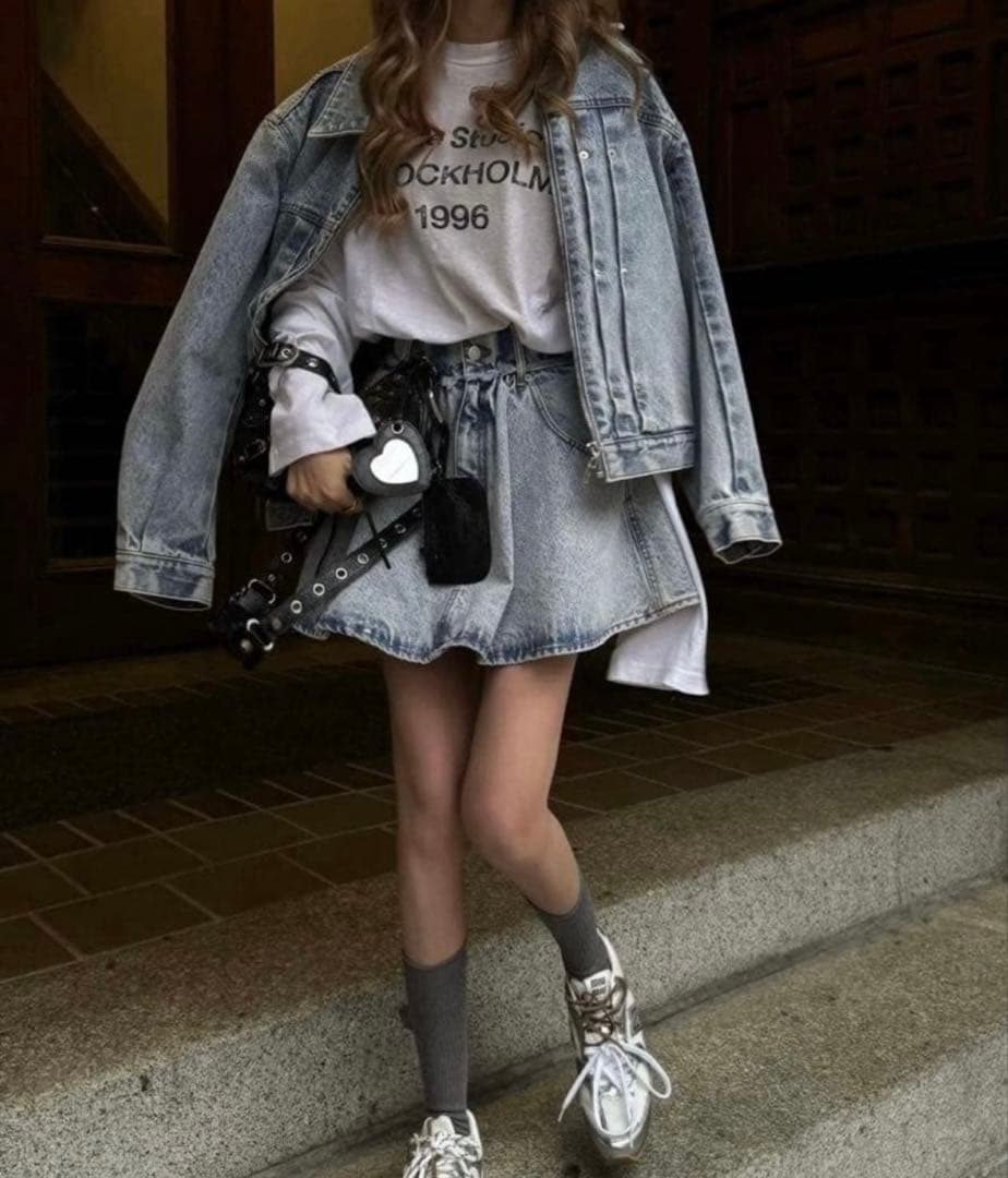 スカート THETOE Olympia Denim Skirt