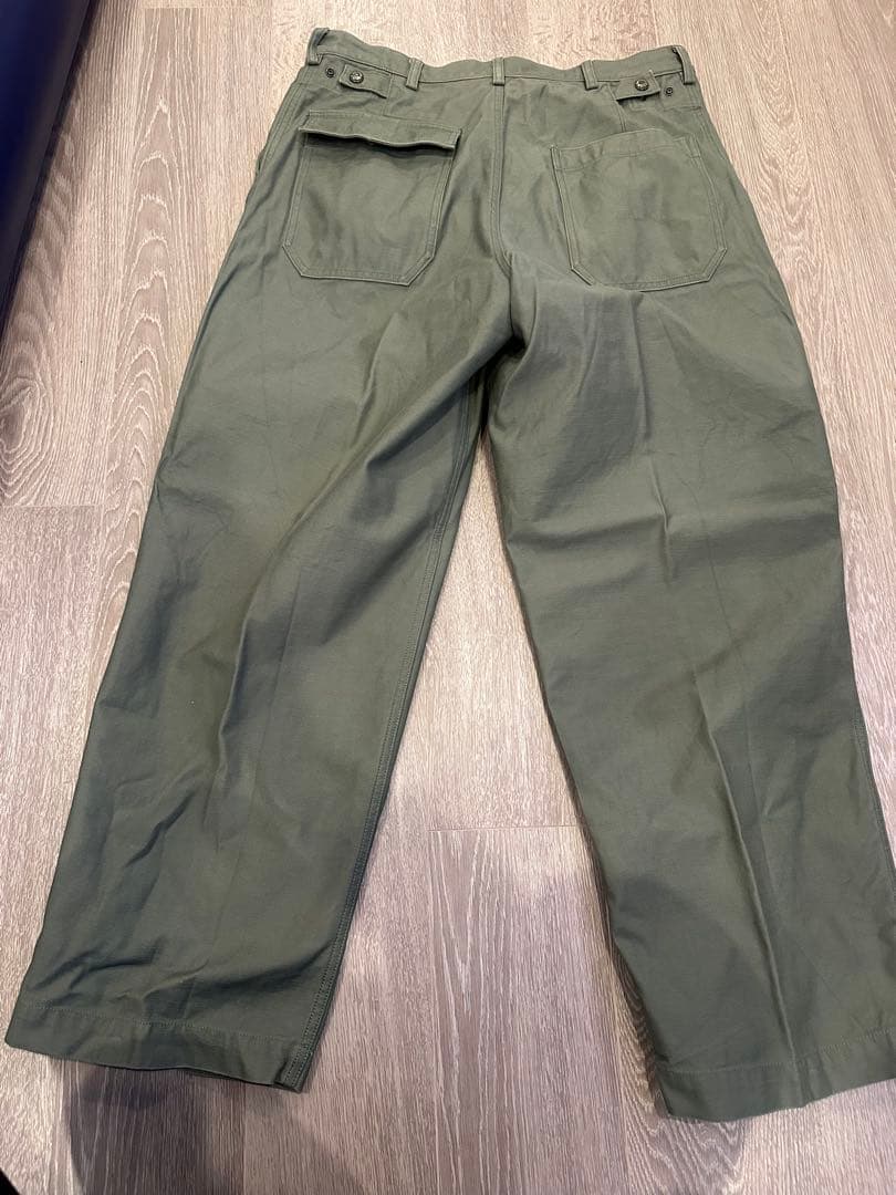 バックサテンUTILITY TROUSERS by SHIOTA