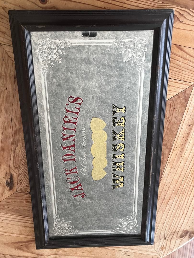 Jack Daniel's ジャックダニエルパブミラー　希少アンティーク USA