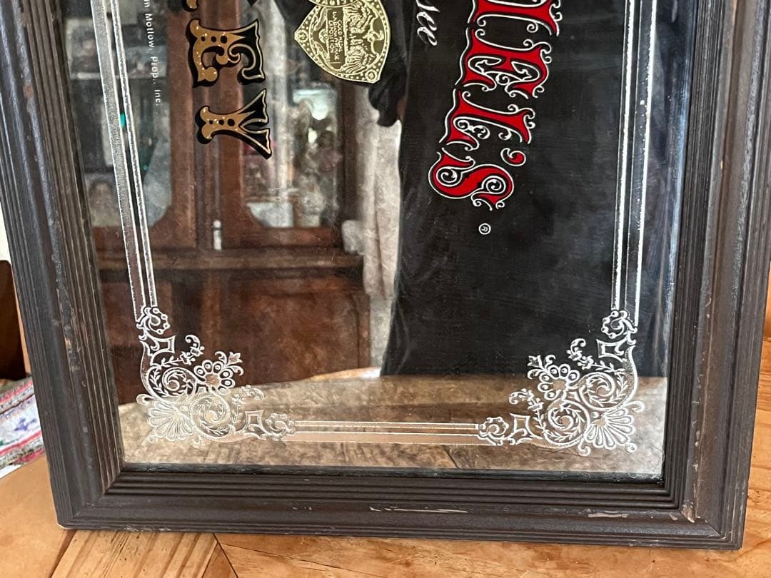 Jack Daniel's ジャックダニエルパブミラー　希少アンティーク USA
