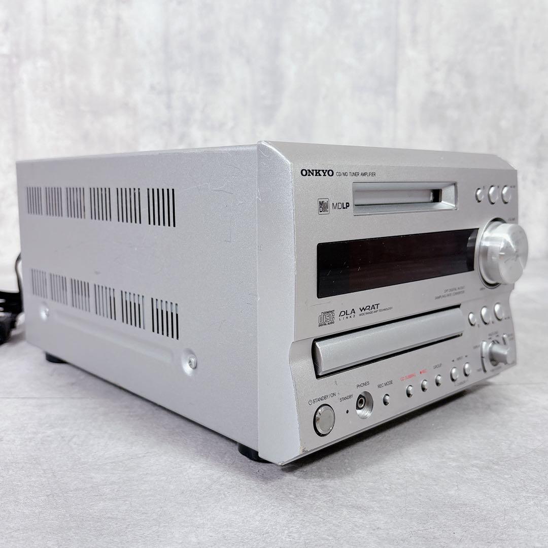V622 ONKYO FR-9GX CD MD チューナーアンプ オーディオ機器