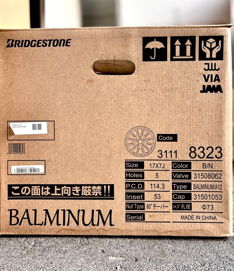 BRIDGESTONE BALMINUM 17インチホイール4個セット