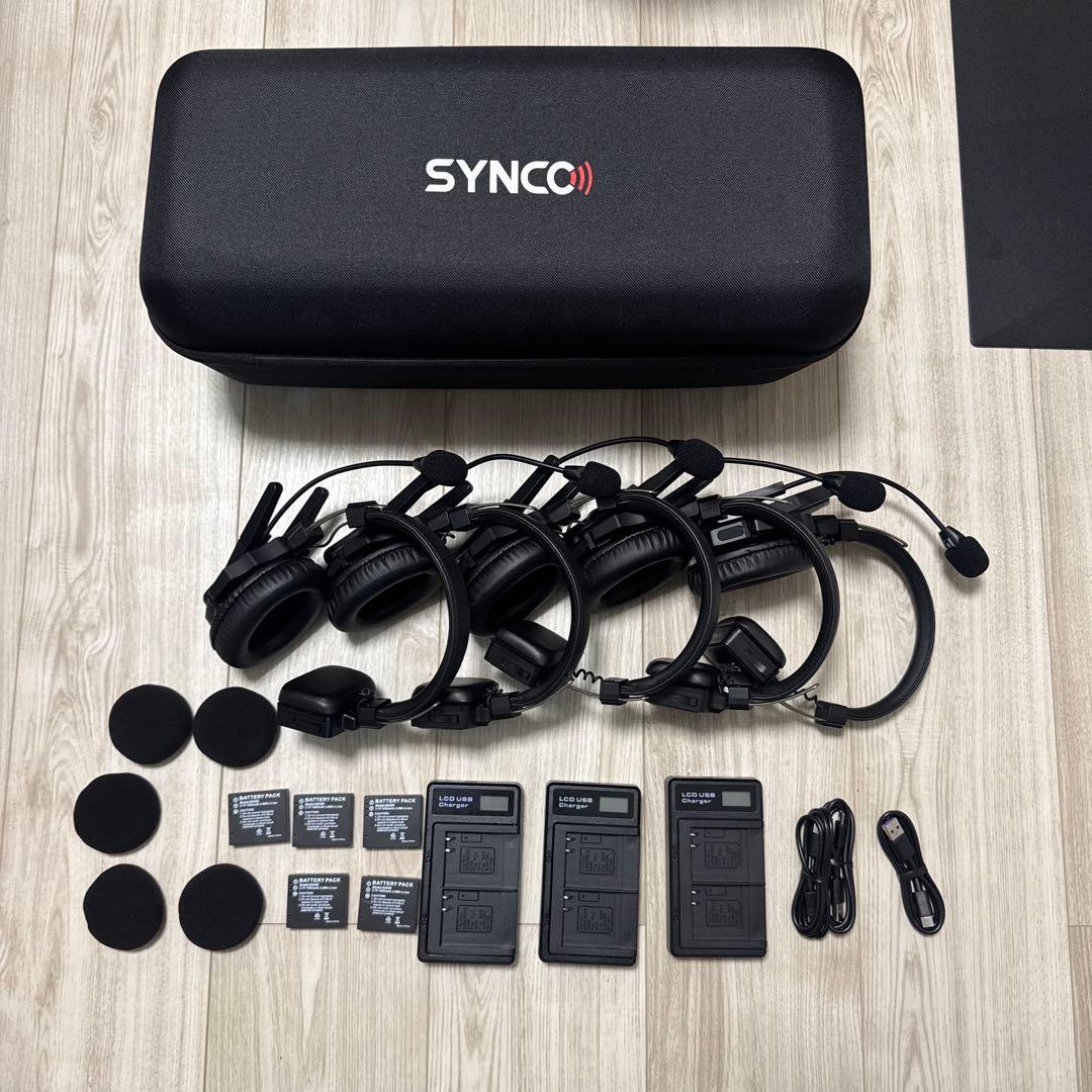 SYNCO XTALK XPRO 5 ワイヤレスインカムヘッドセットシステム