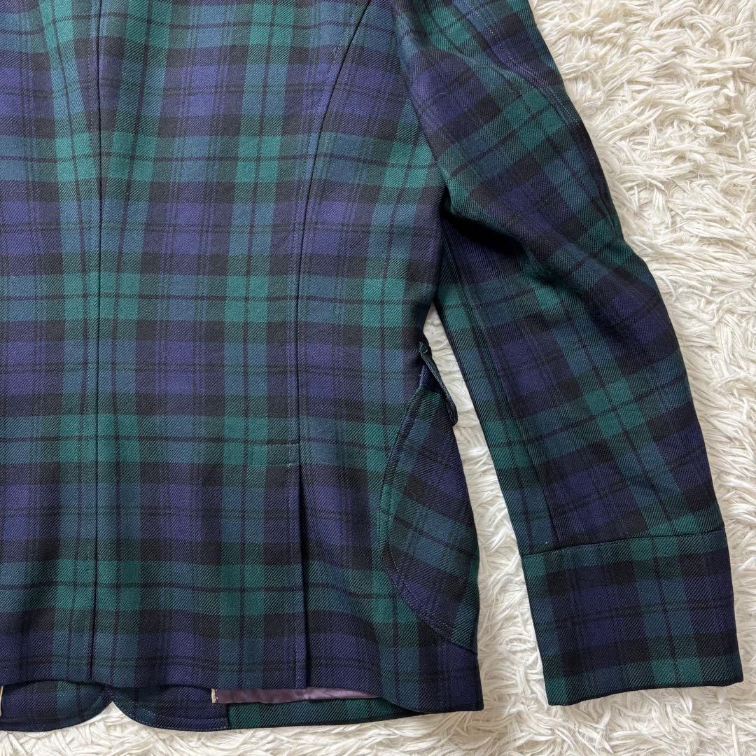 美品 ポールスミス テーラードジャケット ブラックウォッチ チェック柄 M