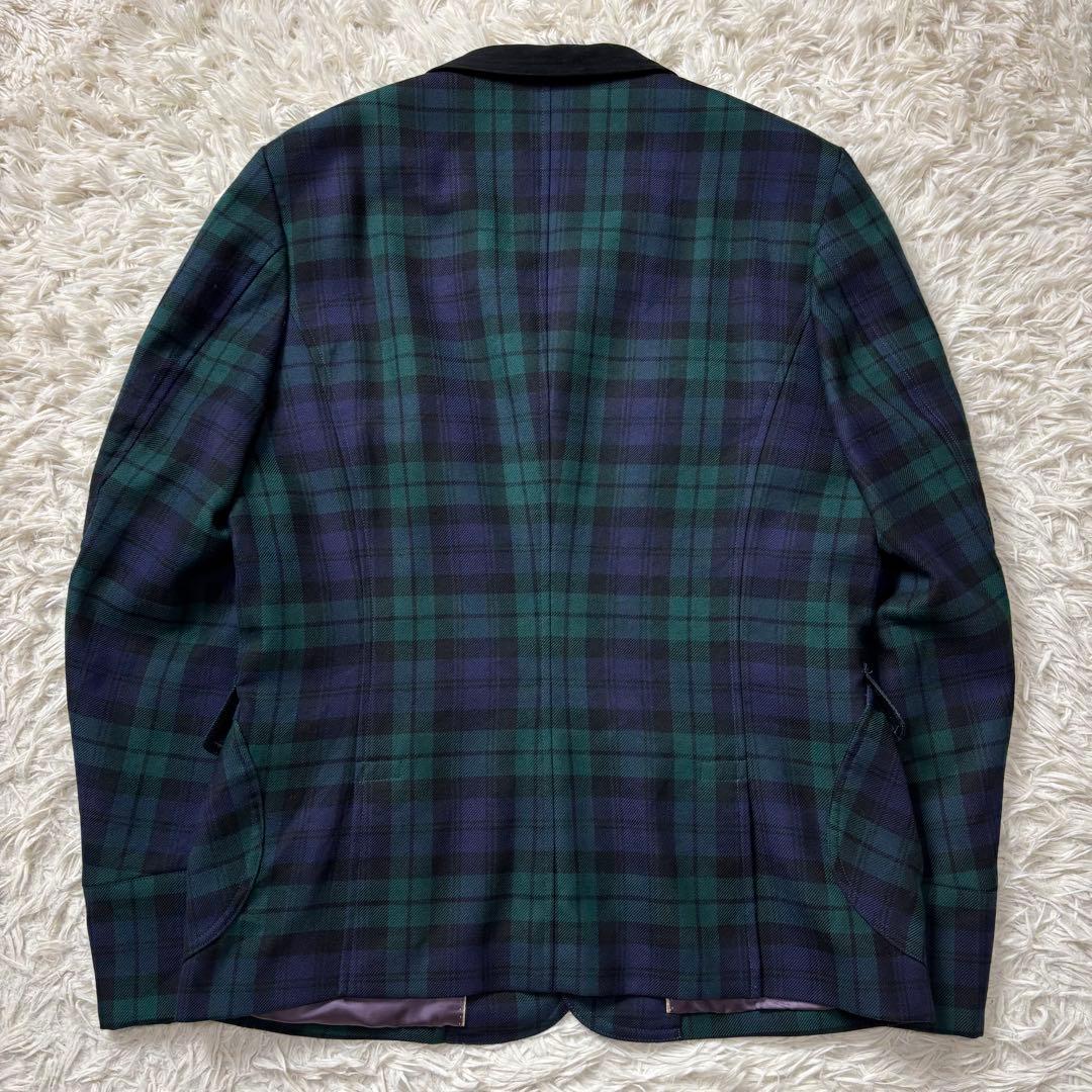 美品 ポールスミス テーラードジャケット ブラックウォッチ チェック柄 M