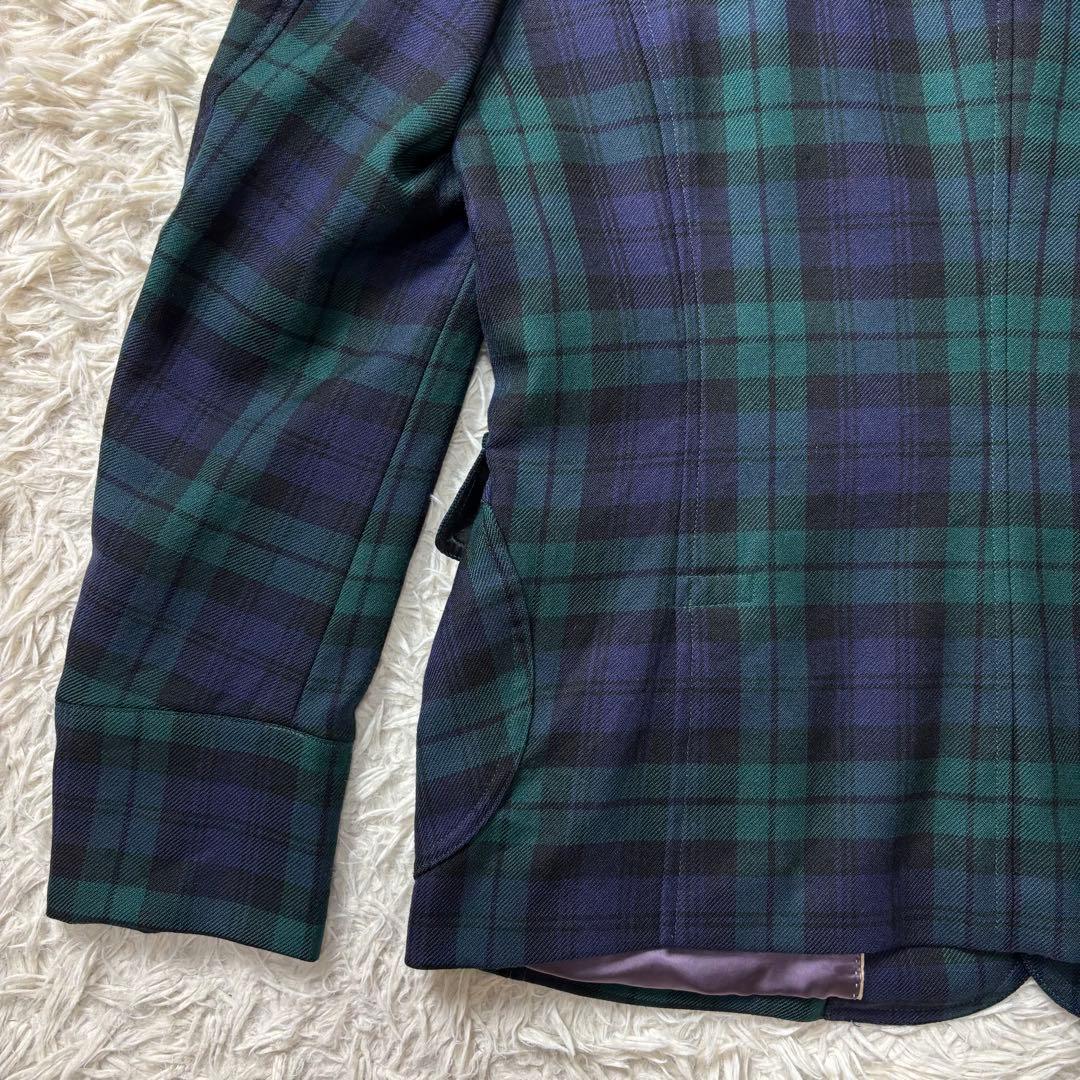 美品 ポールスミス テーラードジャケット ブラックウォッチ チェック柄 M