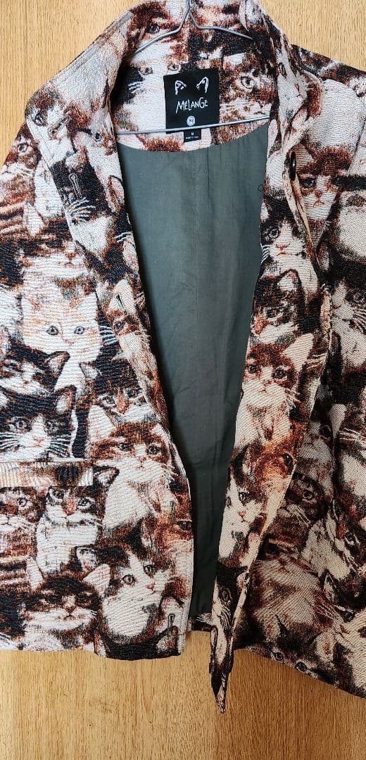 美品！MELANGE　ゴブランジャケット