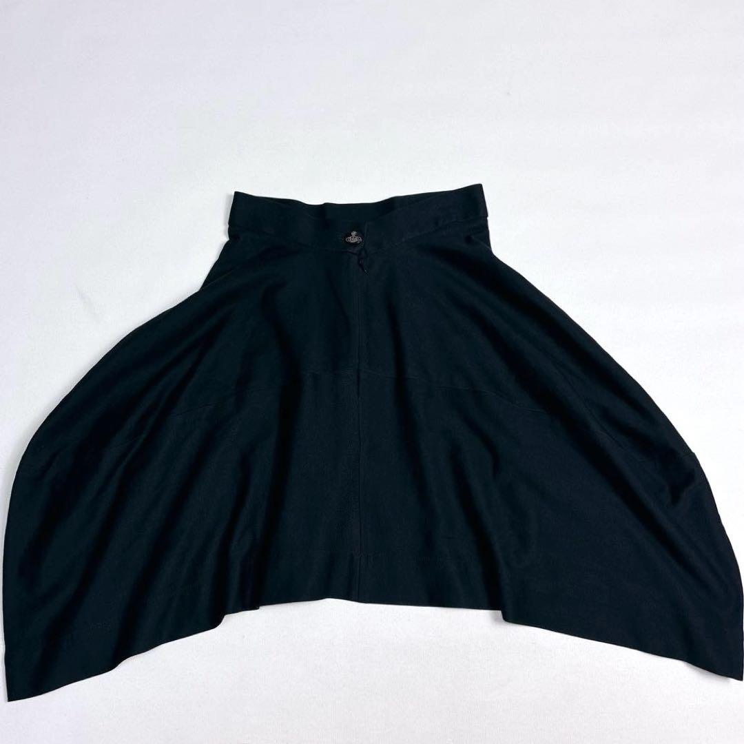 可愛い♡ヴィヴィアンウエストウッドレッドレーベル 変形フレアスカート オーブ M