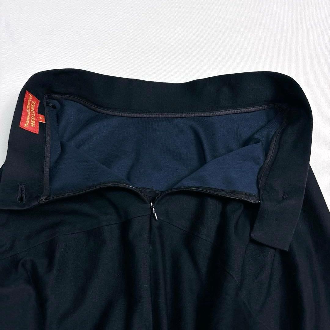 可愛い♡ヴィヴィアンウエストウッドレッドレーベル 変形フレアスカート オーブ M