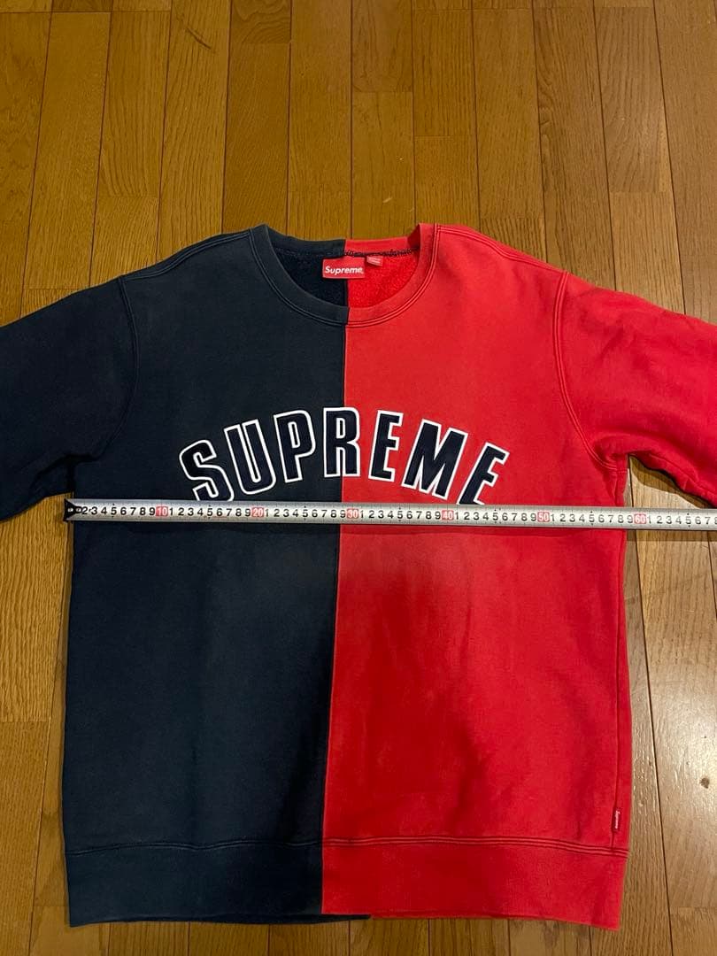 on-black #23 シュプリーム☆センター刺繍　バイカラー L