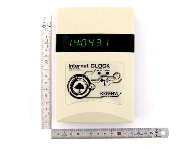 電波時計信号送信機能付き時計(白)