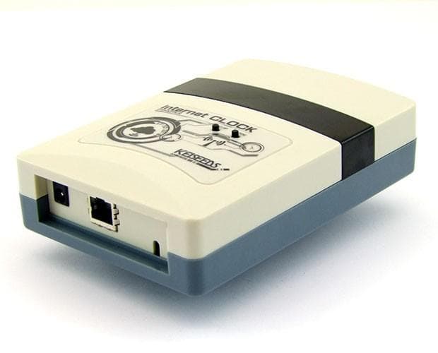 電波時計信号送信機能付き時計(白)