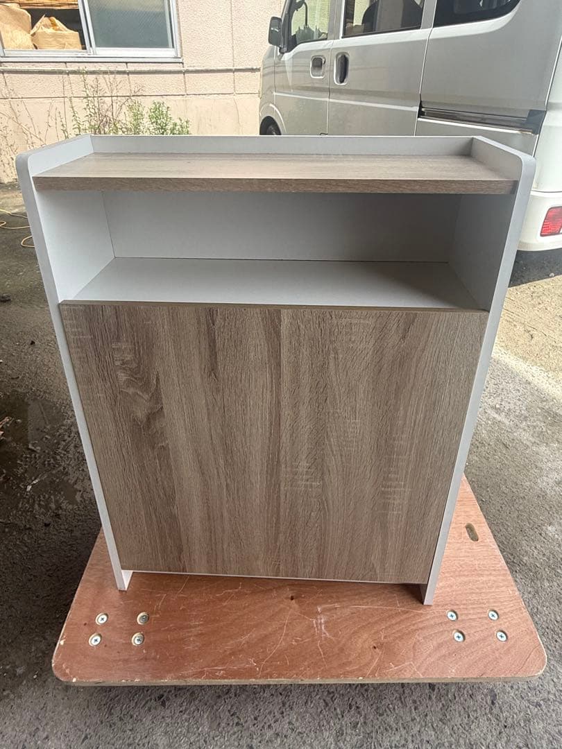 完成品 アイリスオーヤマ ウッドペールストッカー