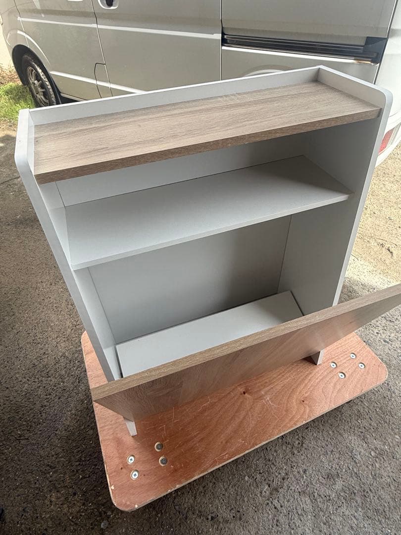 完成品 アイリスオーヤマ ウッドペールストッカー