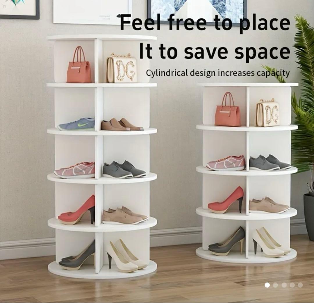 360度回転式シューズラック 7段 大阪直接の受け取りで3000円OFF