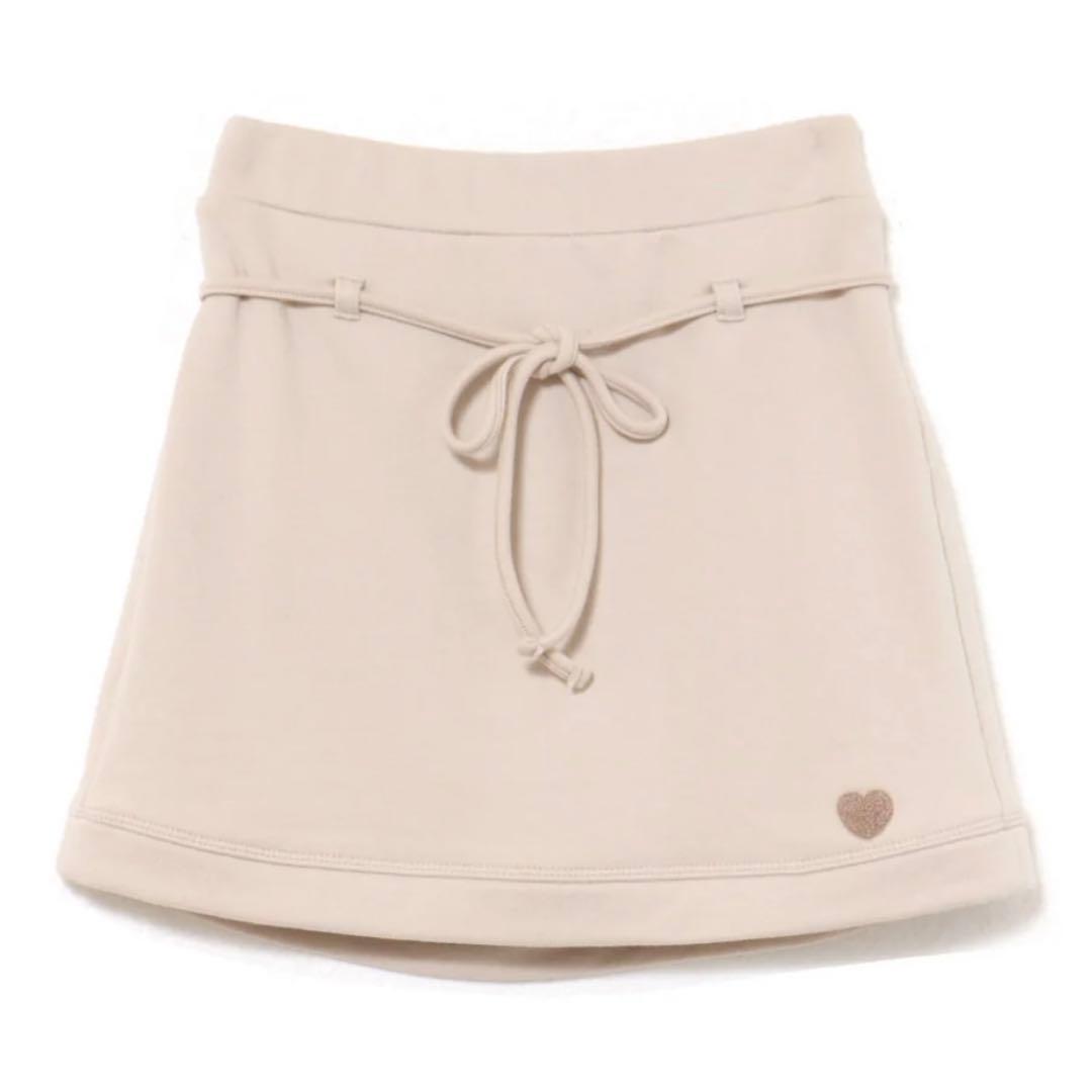 スカート andmary Mary heart skirt beige