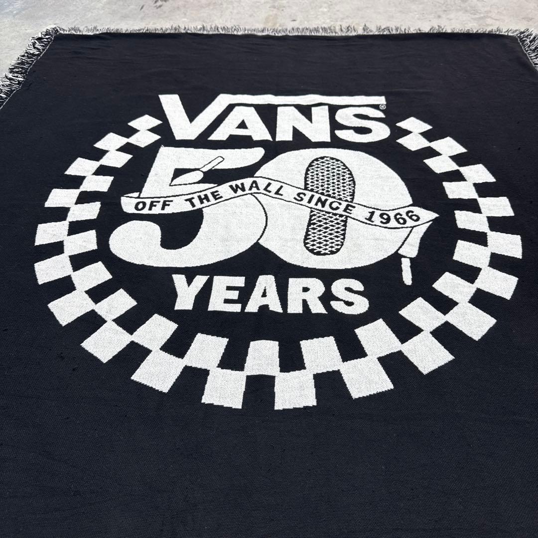 vans バンズ　50周年記念　ブランケット　マルチカバー　ラグ　160x137