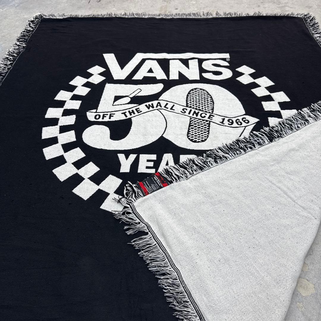 vans バンズ　50周年記念　ブランケット　マルチカバー　ラグ　160x137