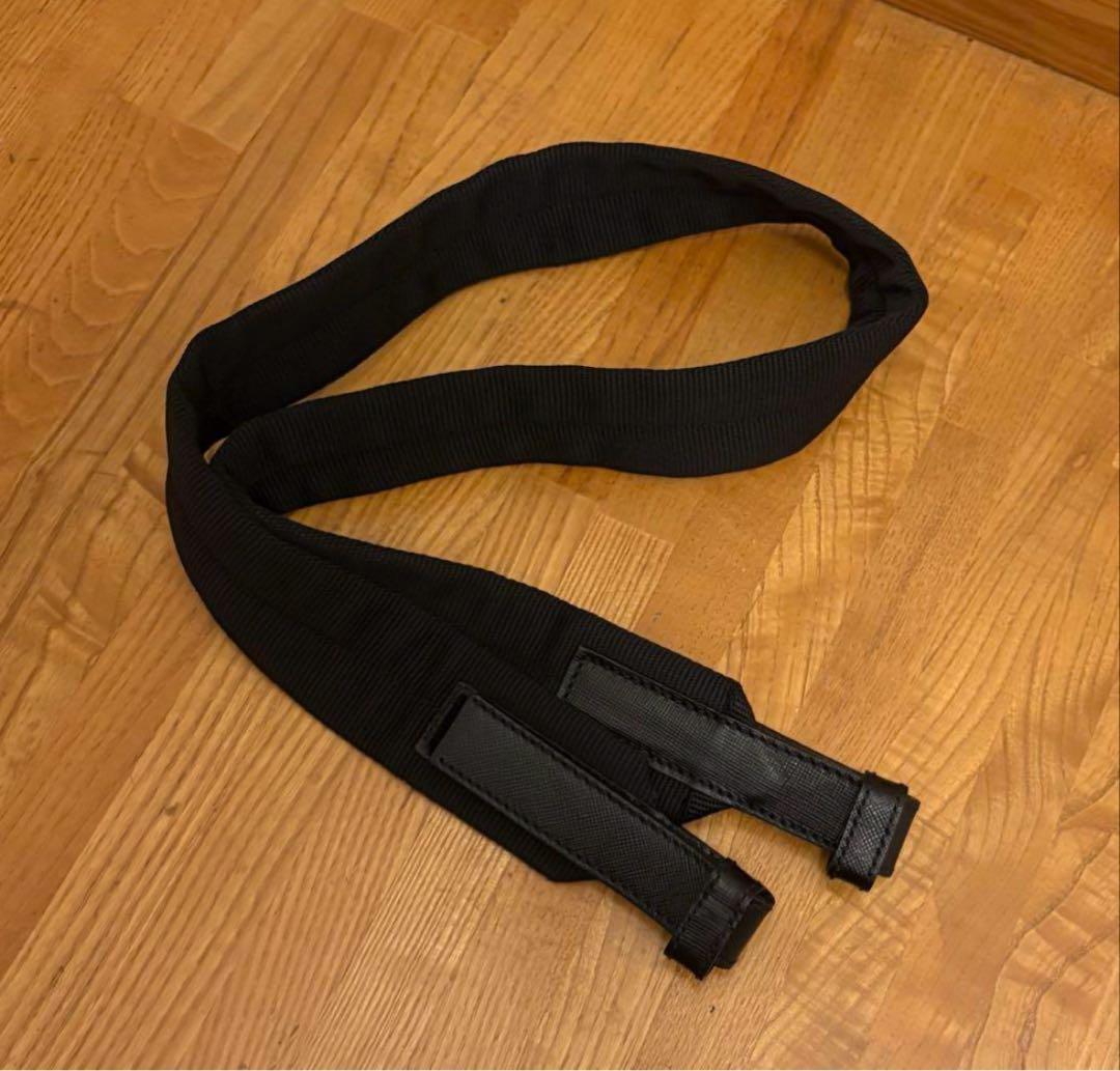 【美品】PRADA プラダ ボストンバッグ ナイロン×サフィアーノ