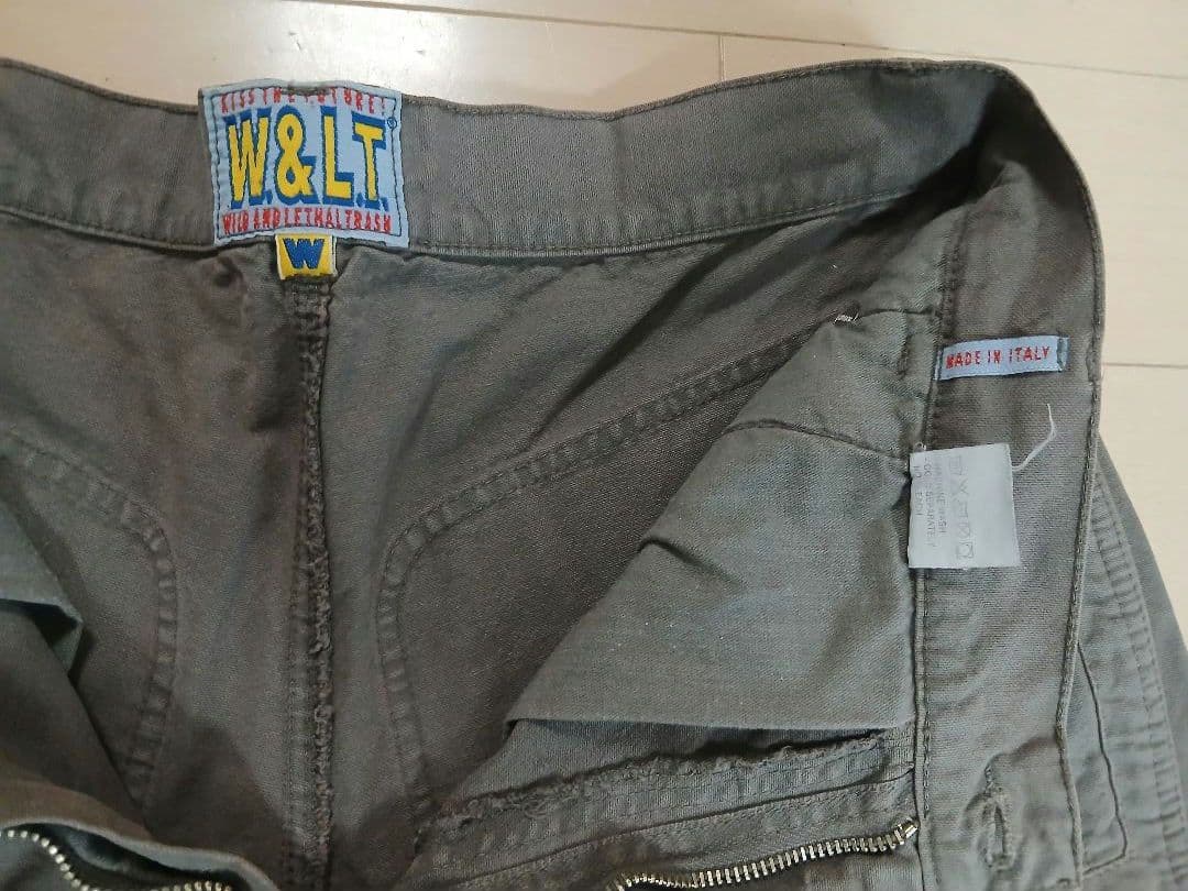 W.&L.T. ワイド グレー カーゴ ペインターパンツ 90's
