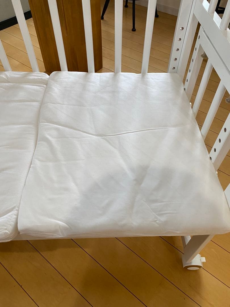 大和屋　そいねーる＋ロング　セット　ホワイト　ベビーベッド(掛け布団セット付)