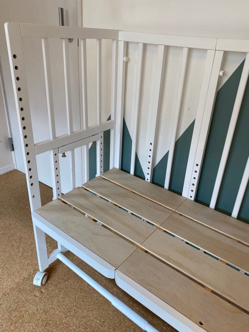 大和屋　そいねーる＋ロング　セット　ホワイト　ベビーベッド(掛け布団セット付)