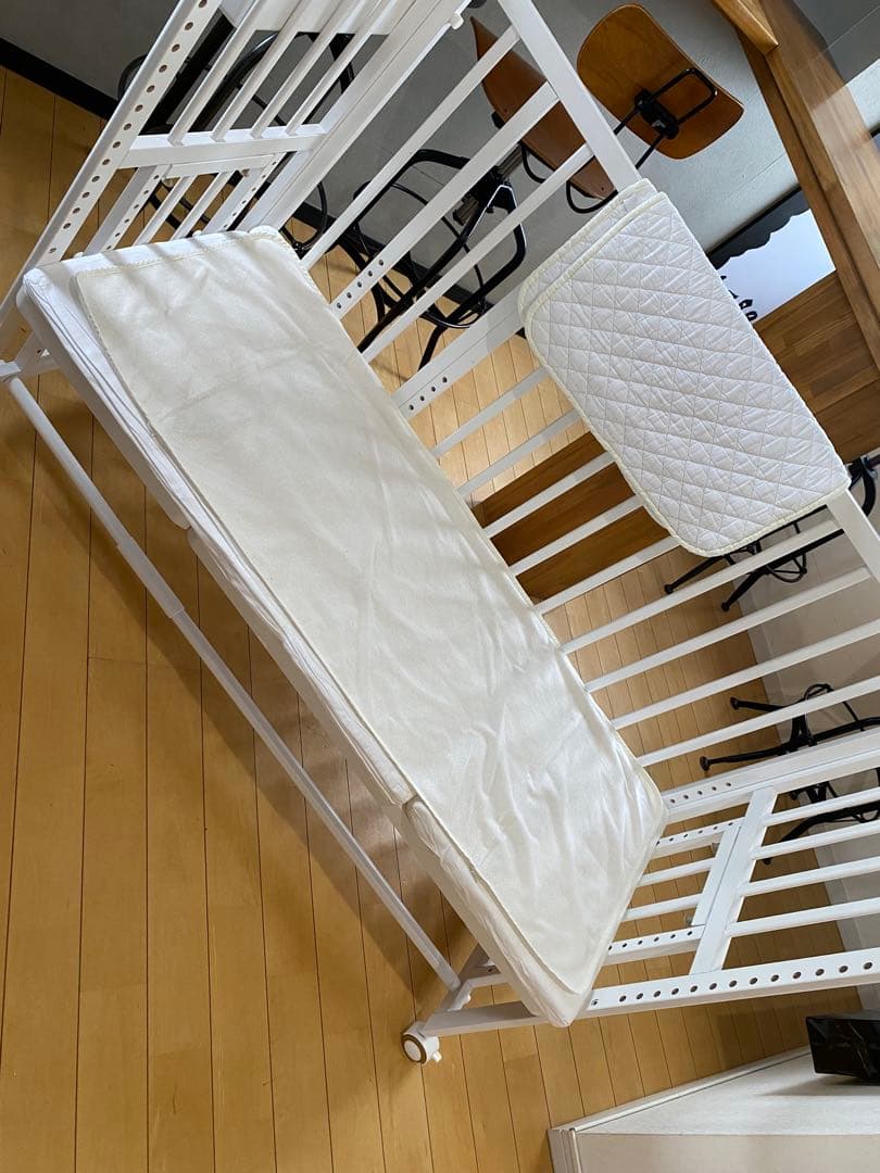 大和屋　そいねーる＋ロング　セット　ホワイト　ベビーベッド(掛け布団セット付)