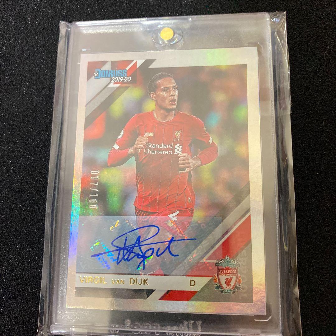 ファンダイク　直筆サインカード　auto 100シリ