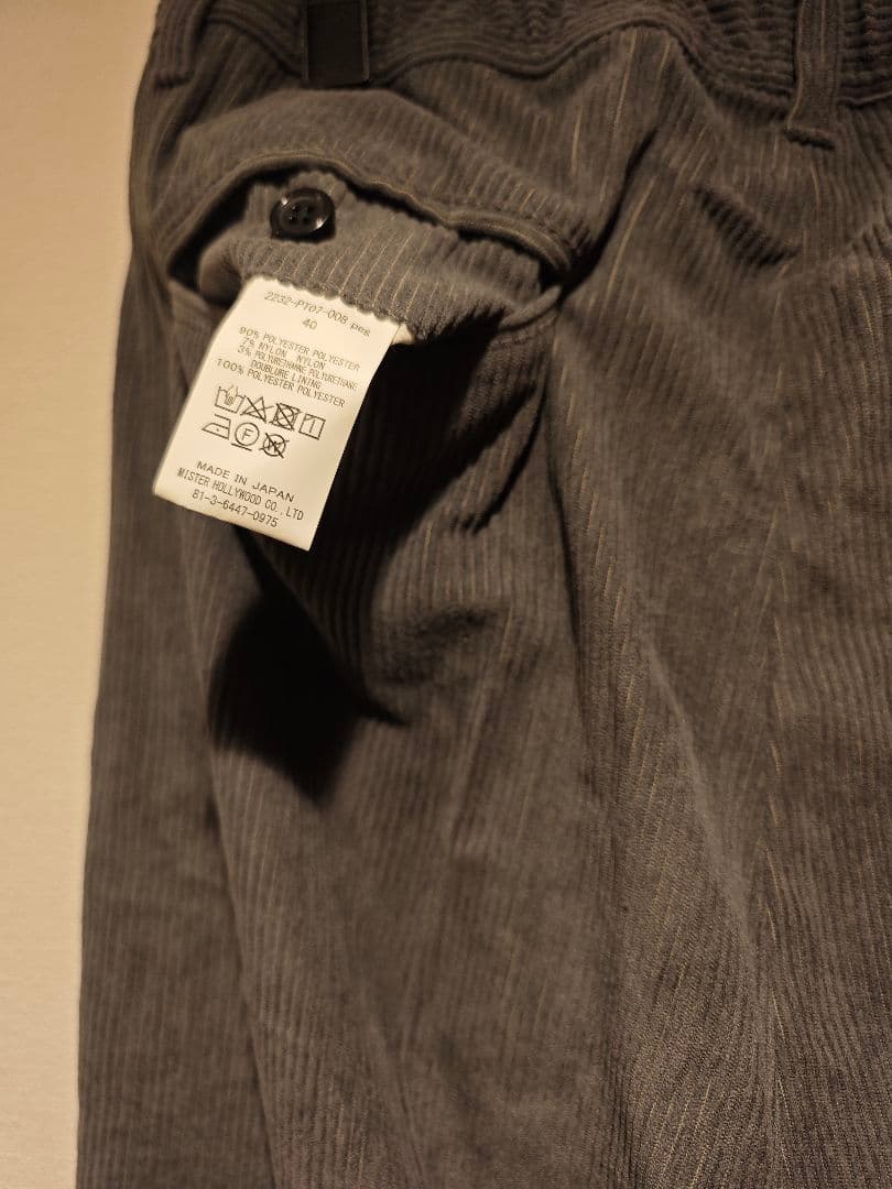 N.HOOLYWOOD 2232-PT07-008 peg　イージースラックス