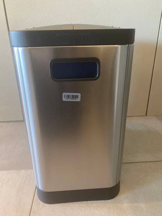 Simple human ゴミ箱/ステンレス/バタフライ/20ℓ(CW1837)