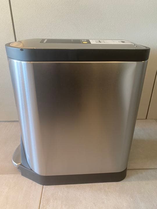 Simple human ゴミ箱/ステンレス/バタフライ/20ℓ(CW1837)
