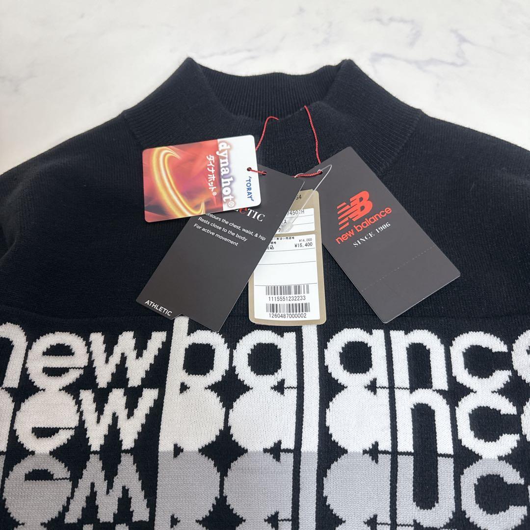 ✨新品✨ new balance golf ハイネックニット 遠赤外線蓄熱保温