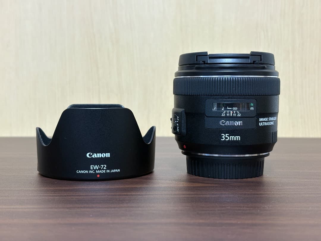 デジタルカメラ canon EF35mm F2 IS USM