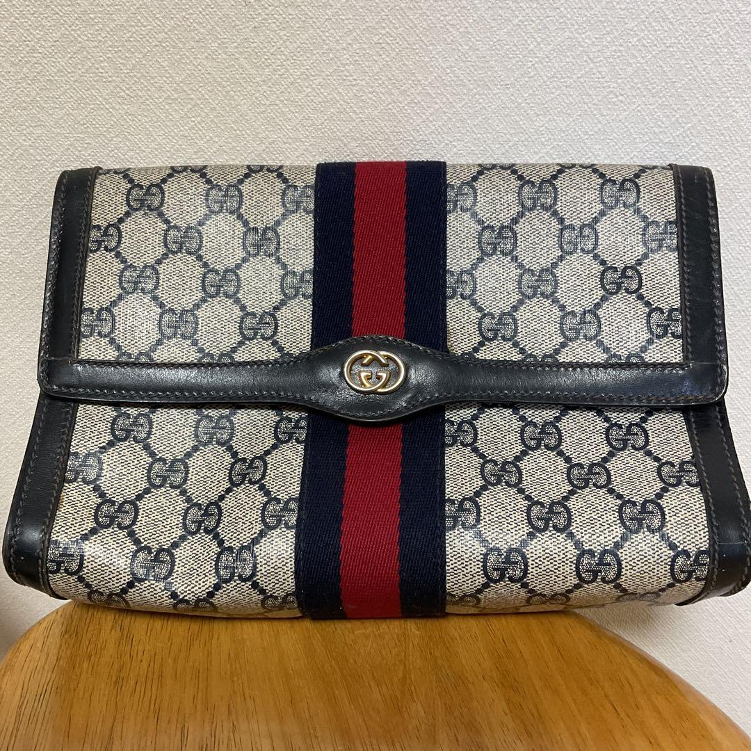 GUCCI グッチ オールドグッチ　クラッチバッグ